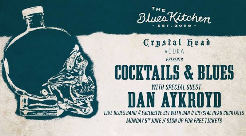 Cocktails & Blues with Dan Aykroyd, The Blues Kitchen Shoreditch, Monday 5 June, 7pm